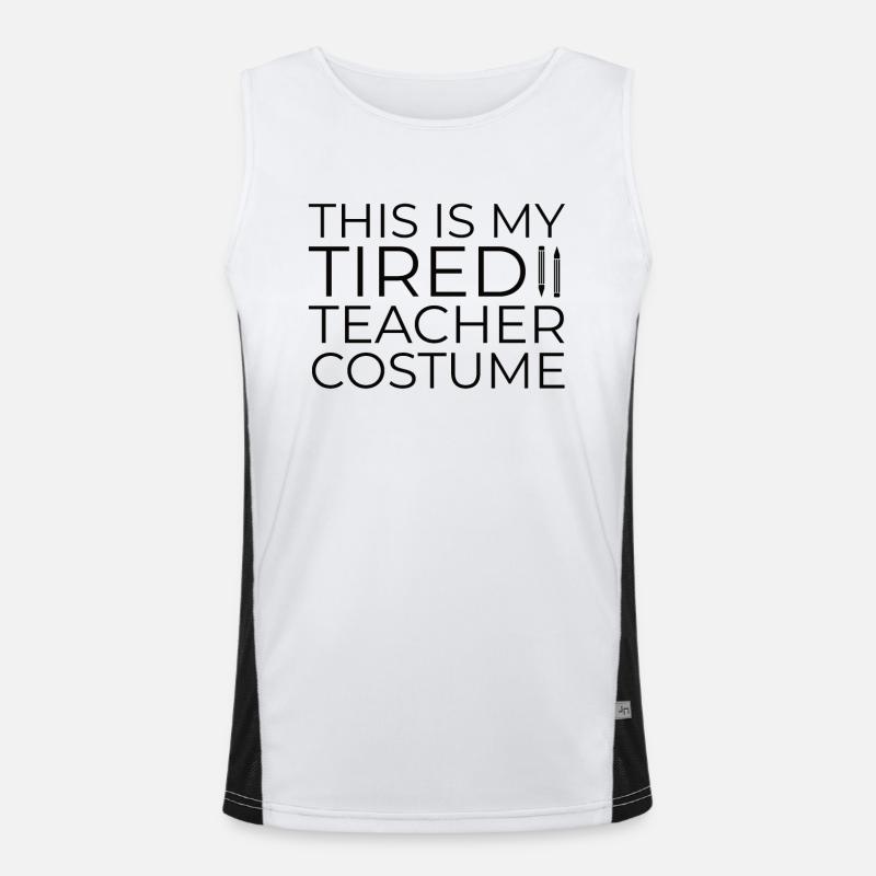 Teaching profession Men's Functional Contrast Tank Top 