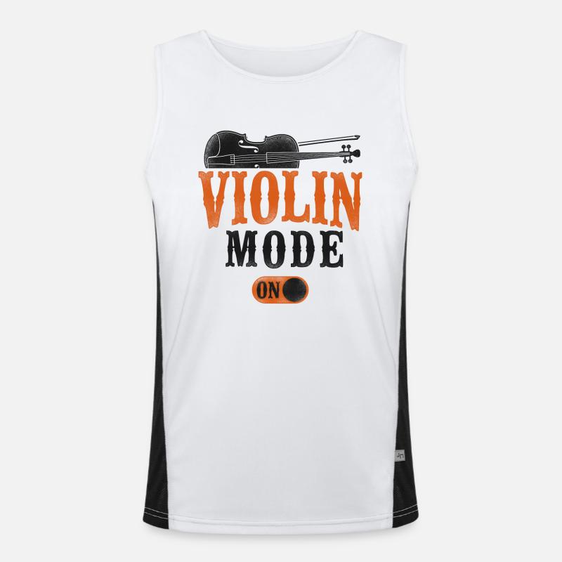 Violon Violoniste Violon Vintage Débardeur respirant contrasté Homme 