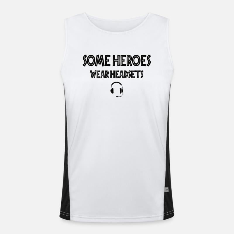 Bester Disponent Spruch Geschenk Beruf Logistik Funktionelles Kontrast-Tank Top für Männer 