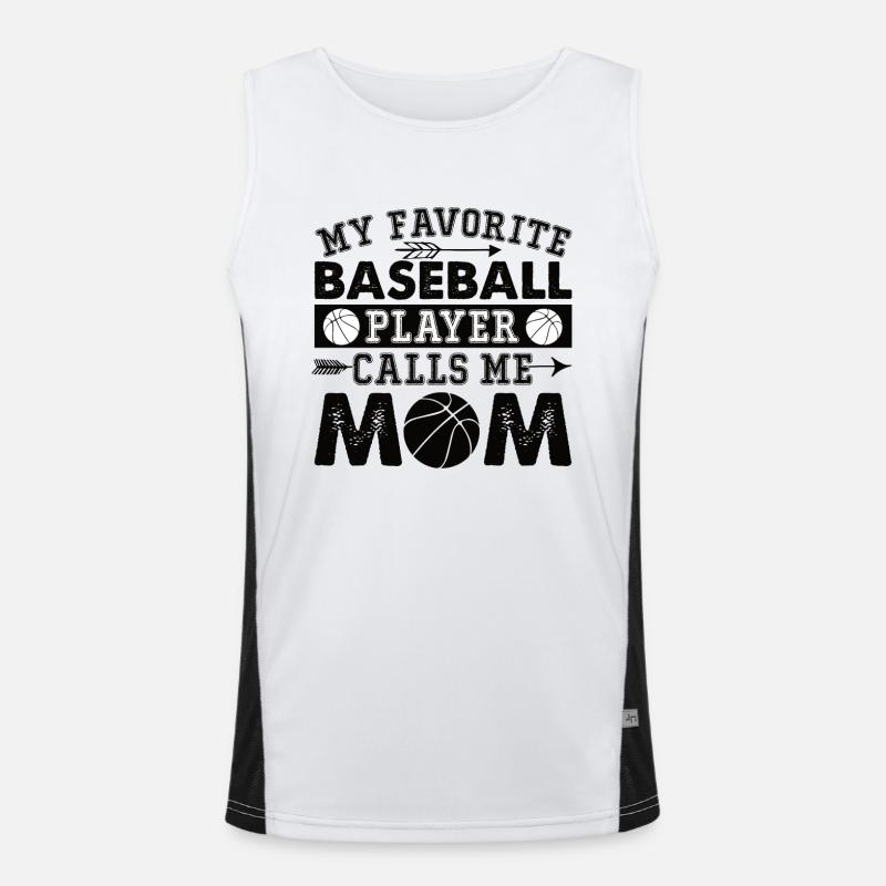 Maman baseball Débardeur respirant contrasté Homme 