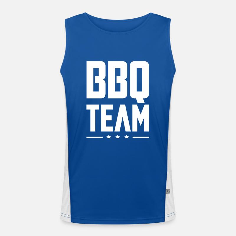 Bbq Team Funktionelles Kontrast-Tank Top für Männer 