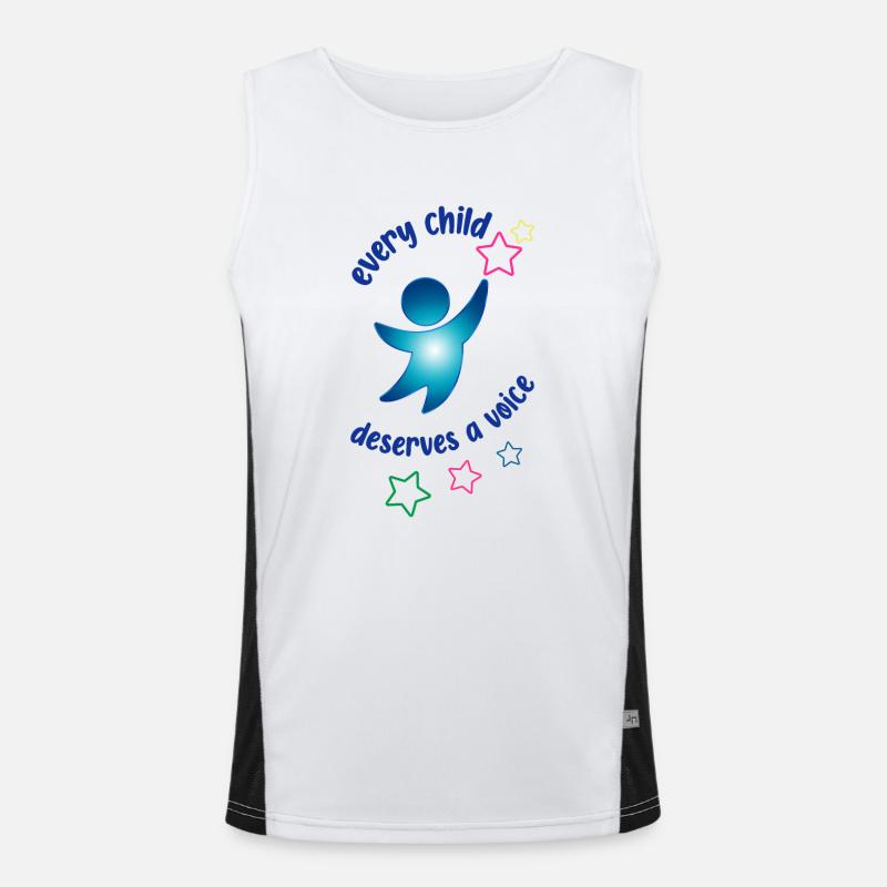 Speech Therapist Therapy Assistant Men's Functional Contrast Tank Top 