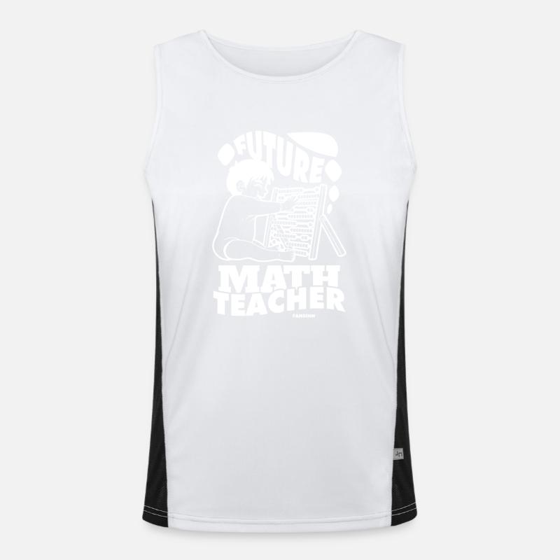 Mathematik Funktionelles Kontrast-Tank Top für Männer 