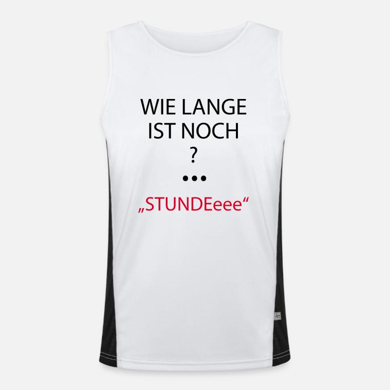 Stundeeee Funktionelles Kontrast-Tank Top für Männer 