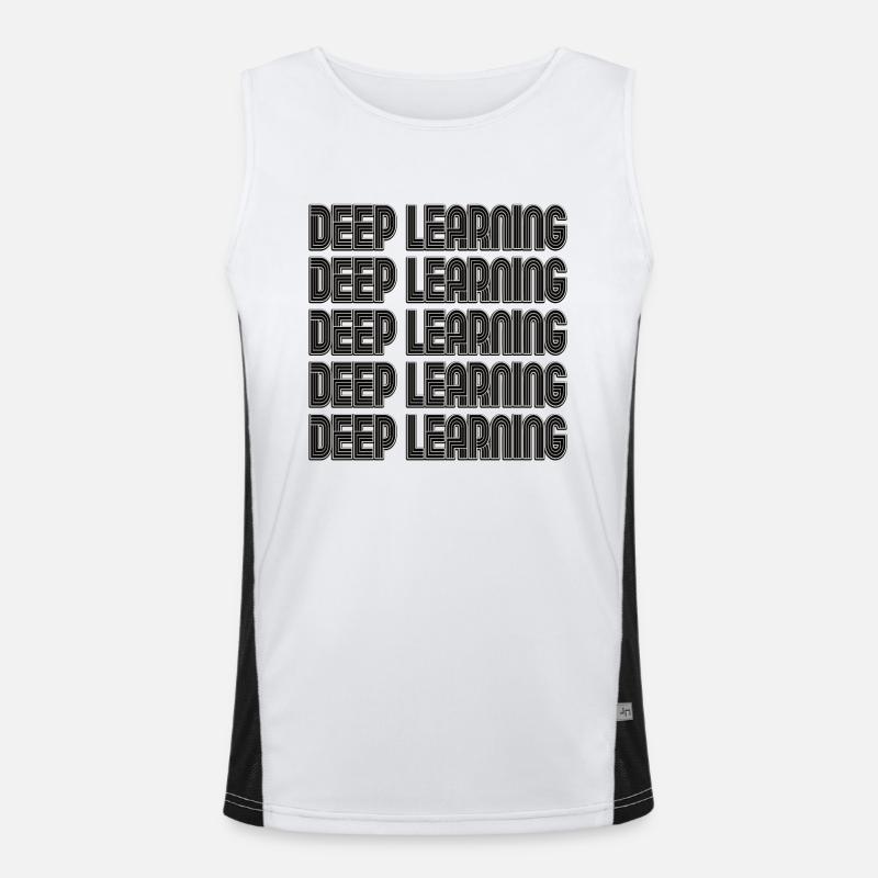 Deep Learning Machine Learning AI KI Men's Functional Contrast Tank Top 