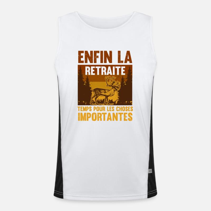 Retraite Chasseur Débardeur respirant contrasté Homme 
