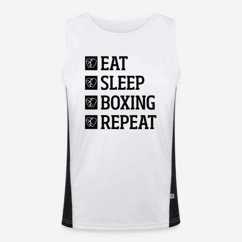 Boxing Boxing Ring Martial Arts Ring Men's Functional Contrast Tank Top 
