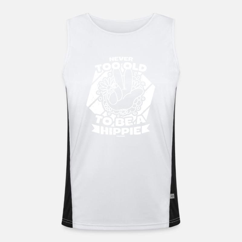 old hippie Men's Functional Contrast Tank Top 