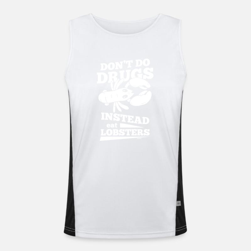 Hummer Geschenkidee Funktionelles Kontrast-Tank Top für Männer 