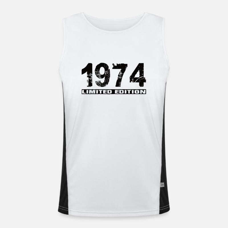 Limited Edition 1974 Funktionelles Kontrast-Tank Top für Männer 