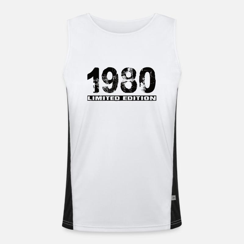 Édition limitée 1980 Débardeur respirant contrasté Homme 