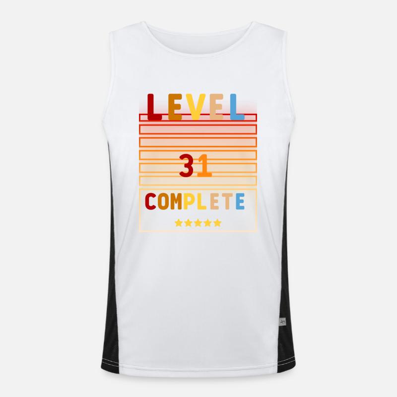 31th Birthday Geburtstags Geschenkidee Männer Frau Funktionelles Kontrast-Tank Top für Männer 