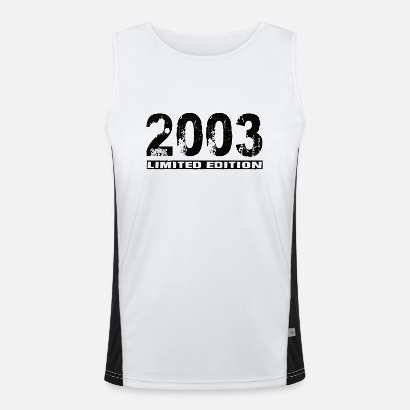 Limited Edition 2003 Funktionelles Kontrast-Tank Top für Männer 