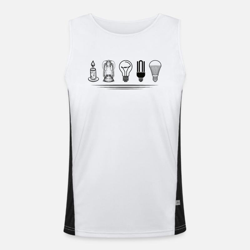 Electrician Electrical Engineering Insulation pliers Electronics Men's Functional Contrast Tank Top 