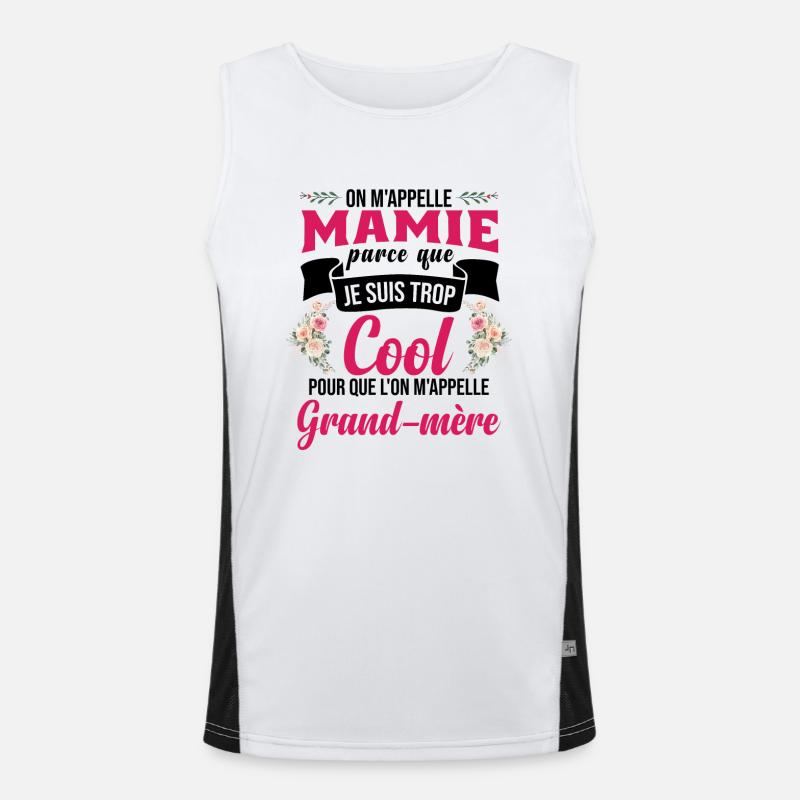 On M'Appelle Mamie Débardeur respirant contrasté Homme 