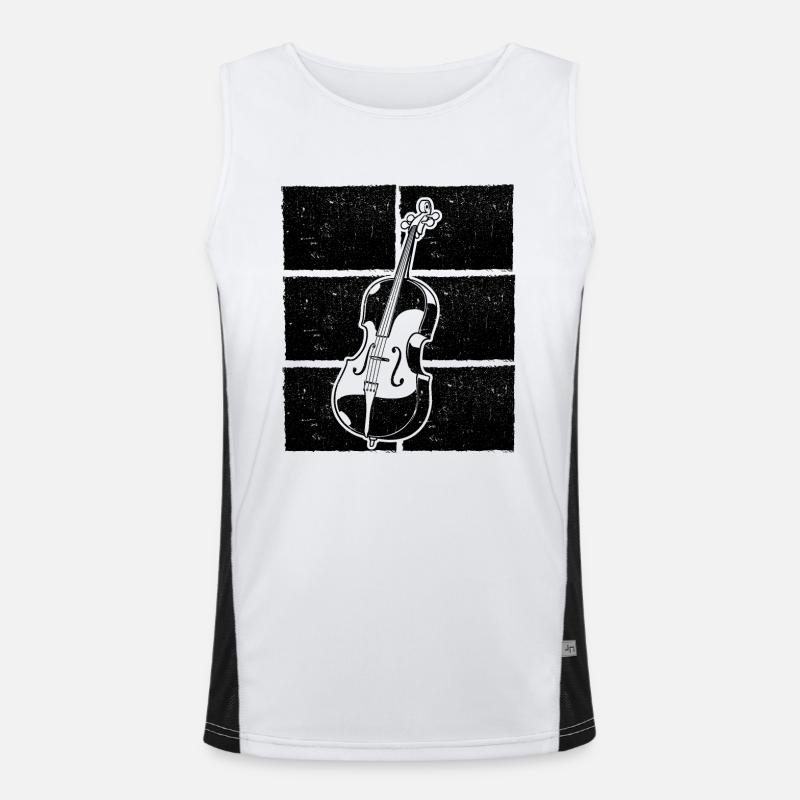 Cello cello player cellist Men's Functional Contrast Tank Top 