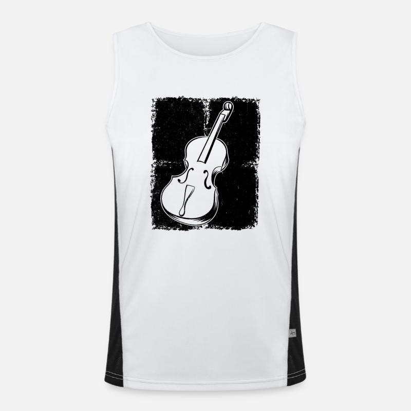 Violoncelliste violoncelliste Débardeur respirant contrasté Homme 