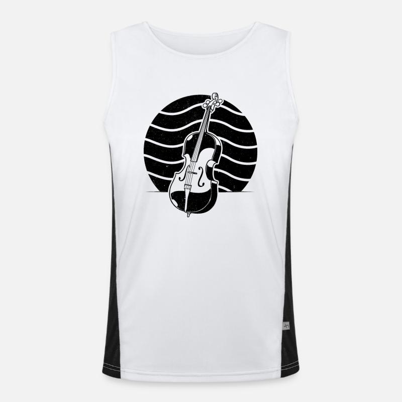 Cello cello player cellist Men's Functional Contrast Tank Top 