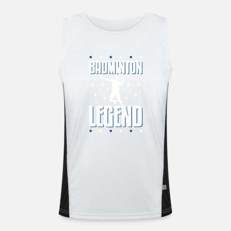 bedminton legend Funktionelles Kontrast-Tank Top für Männer 