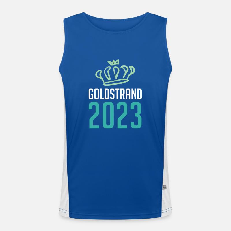 Golden Sands 2023 Crown Men's Functional Contrast Tank Top 
