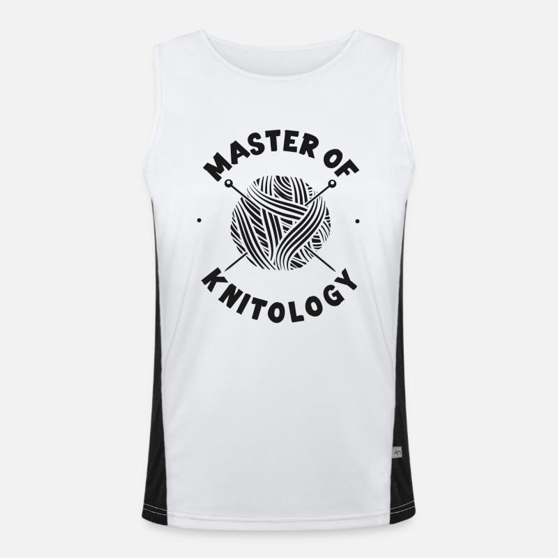 Neulonta Neuloja Master of Toiminnallinen kontrastivärinen toppi miehille 