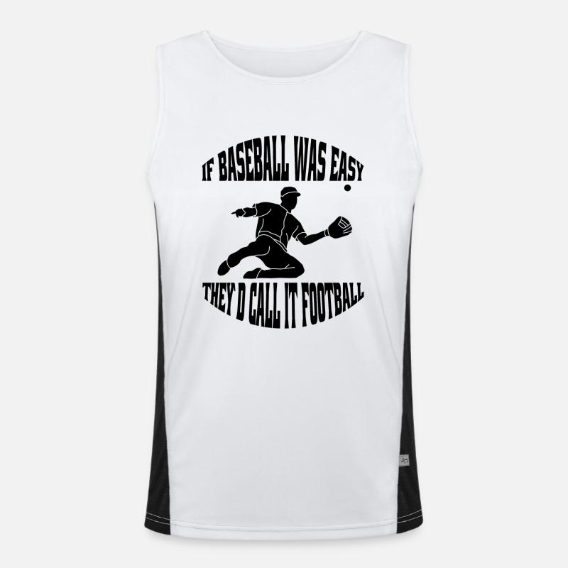 Baseball Joueurs de baseball Équipe de baseball Joueurs de baseball Débardeur respirant contrasté Homme 