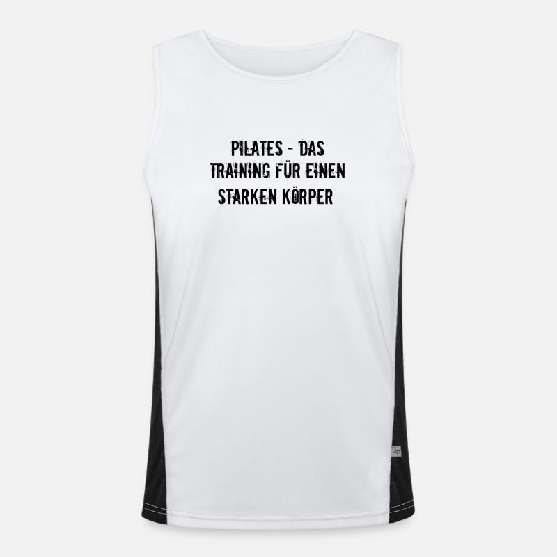 Pilates - Pilates - das Training für einen Funktionelles Kontrast-Tank Top für Männer 