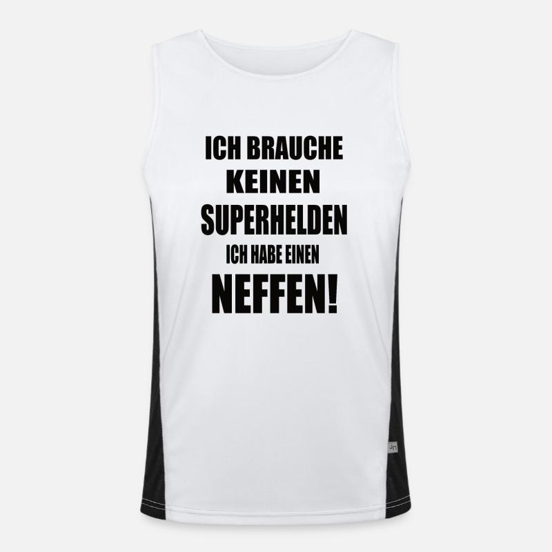 Neffe Geburtstag Funktionelles Kontrast-Tank Top für Männer 
