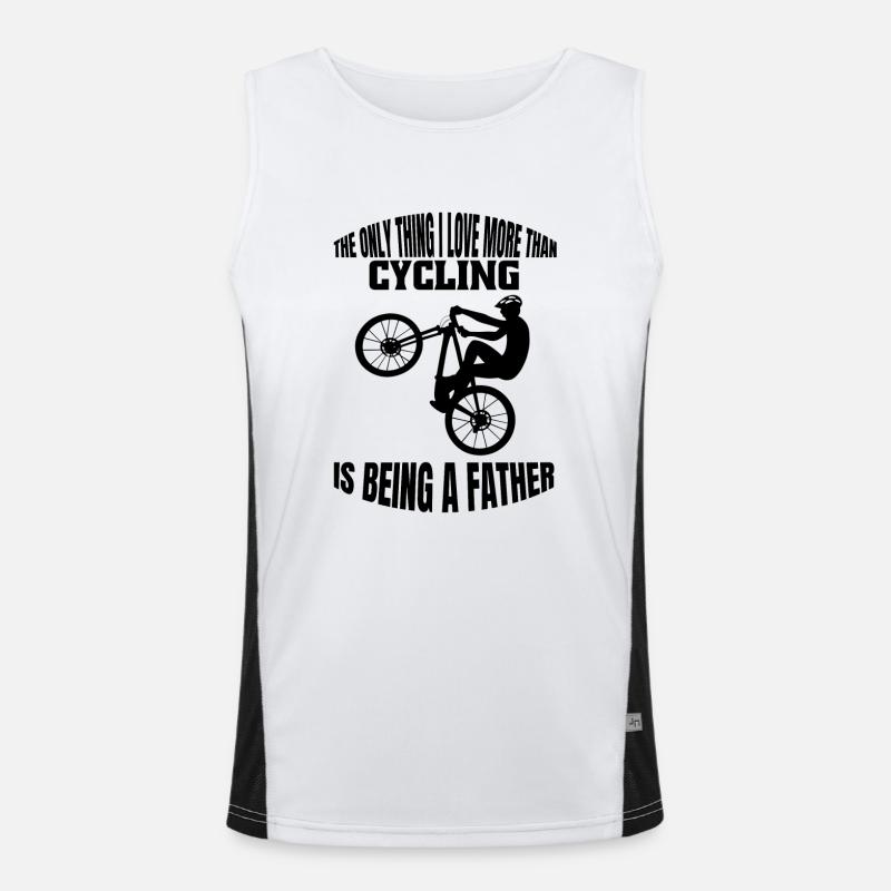 Bicycle Cyclists Cyclists Cyclists Cycling Men's Functional Contrast Tank Top 