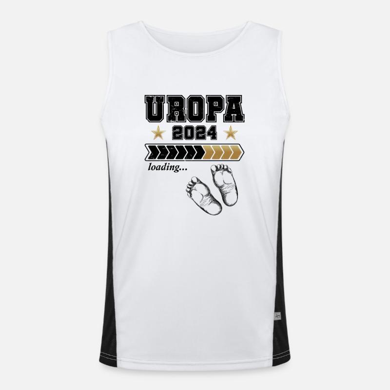Uropa 2024 Loading Funktionelles Kontrast-Tank Top für Männer 