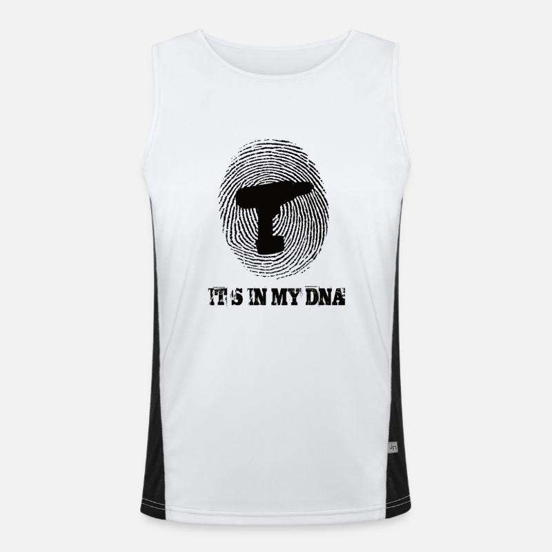 DIY c’est dans mon ADN Débardeur respirant contrasté Homme 