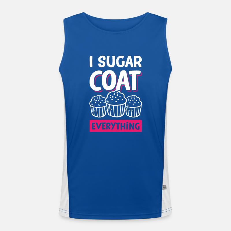 Bake Sugar Muffin Men's Functional Contrast Tank Top 