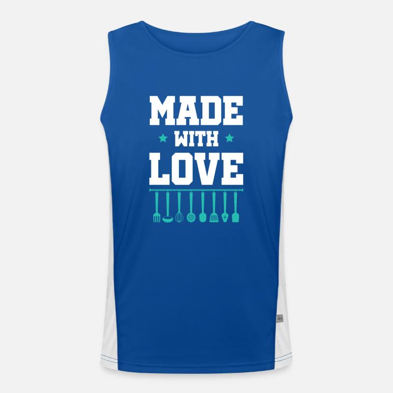 Baking Love Men's Functional Contrast Tank Top 