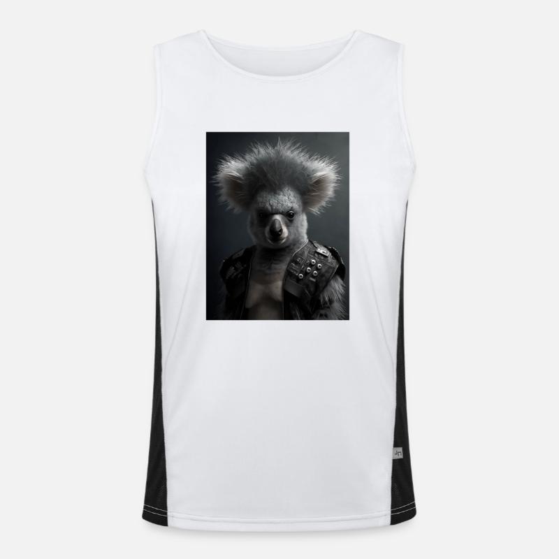 Cool Punk Koala Débardeur respirant contrasté Homme 