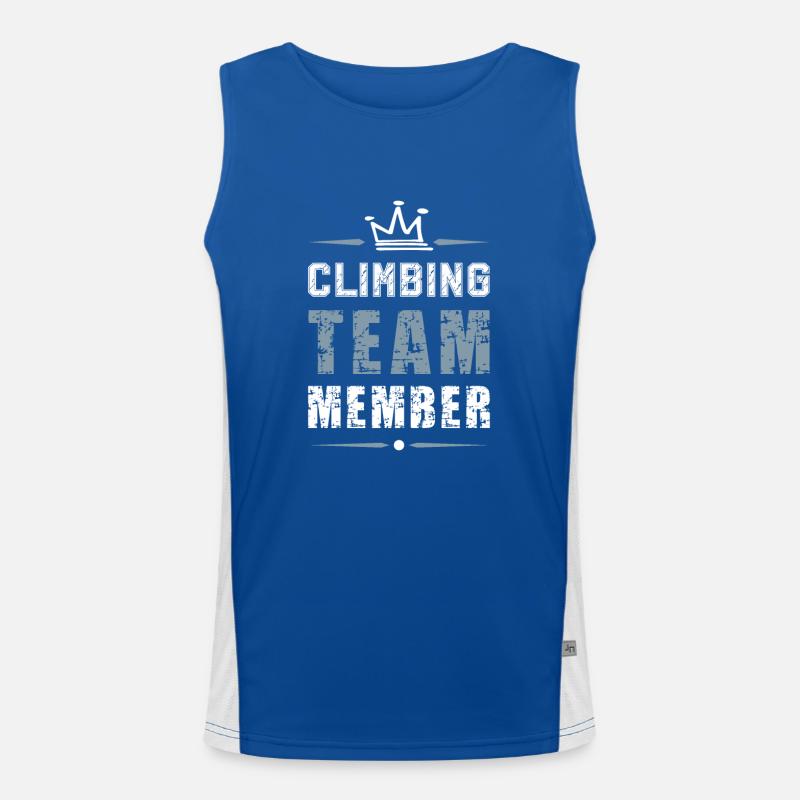 Climbing Team Funktionelles Kontrast-Tank Top für Männer 