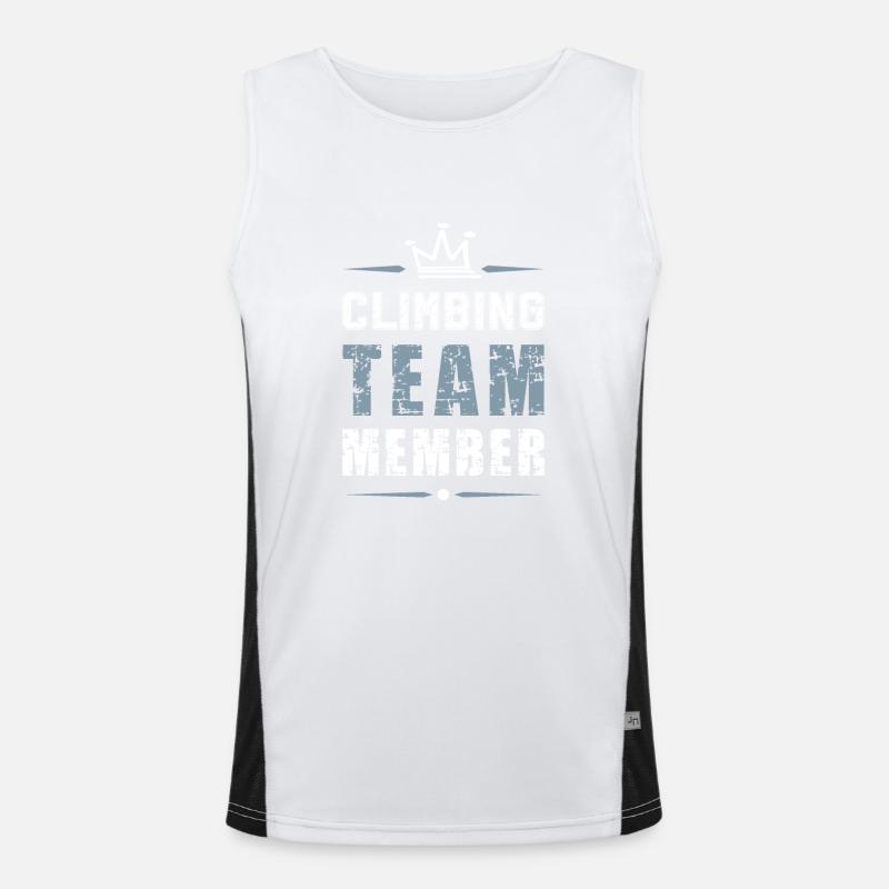 Climbing Team Funktionelles Kontrast-Tank Top für Männer 