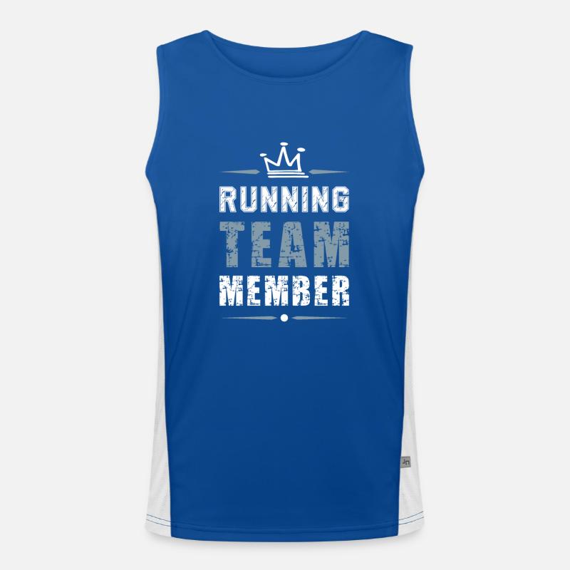 Running Team Funktionelles Kontrast-Tank Top für Männer 