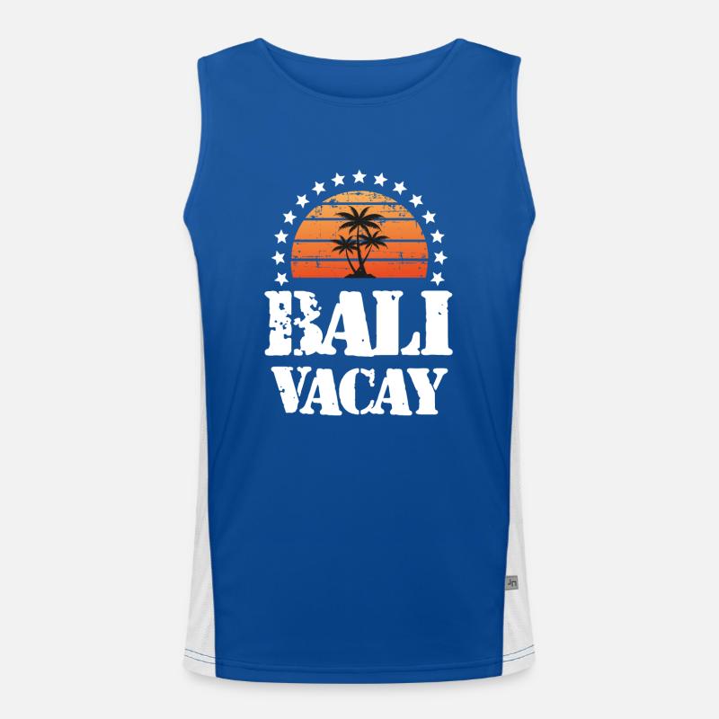 Bali Urlaub Funktionelles Kontrast-Tank Top für Männer 