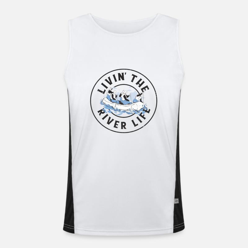 River Rafting Men's Functional Contrast Tank Top 