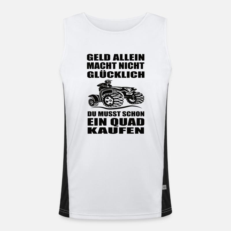 Quad Funktionelles Kontrast-Tank Top für Männer 