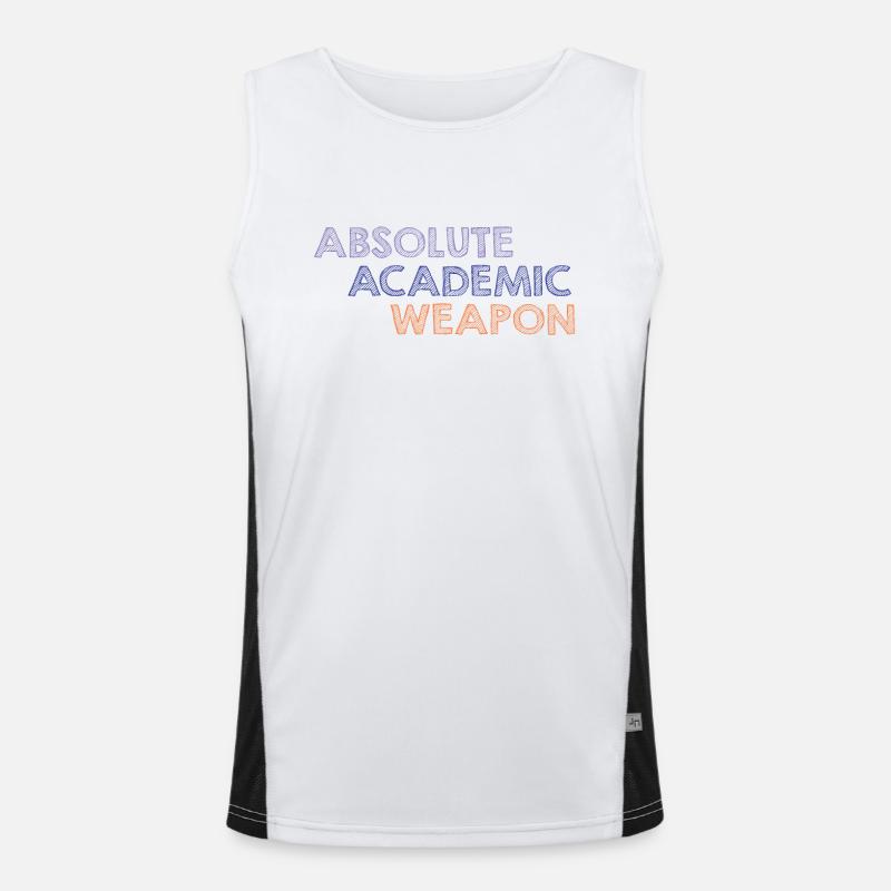 Student Absolute Academic Weapon Men's Functional Contrast Tank Top 
