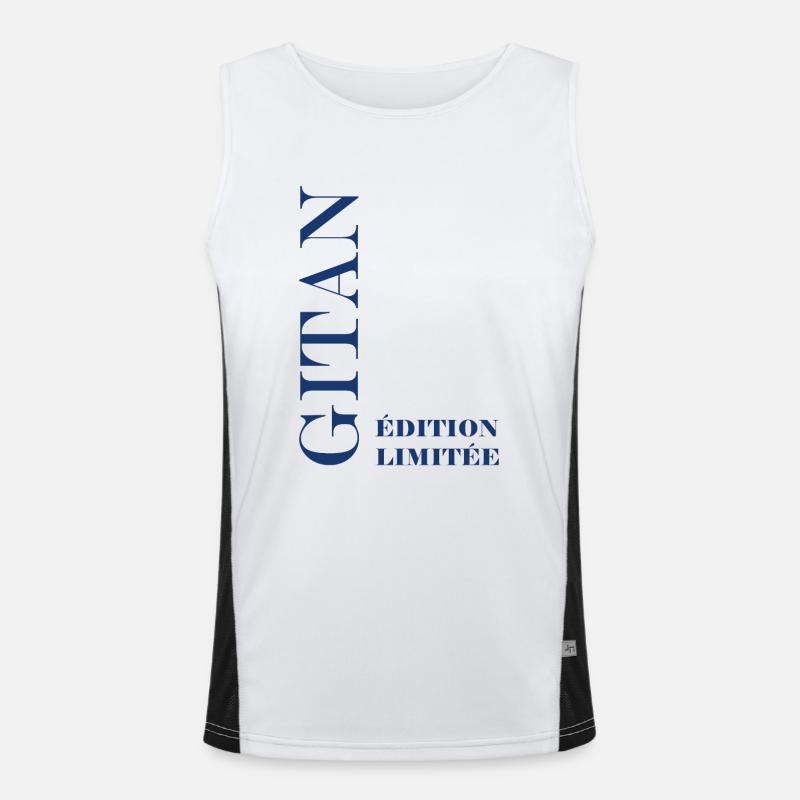 Edition limitée gitan Débardeur respirant contrasté Homme 