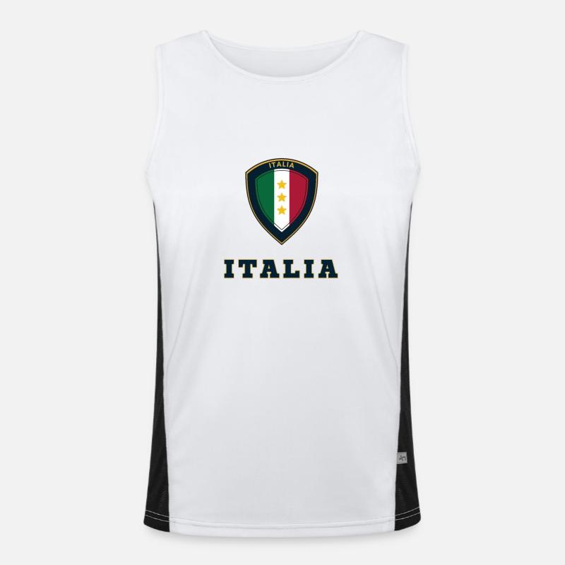 ITALIA Débardeur respirant contrasté Homme 
