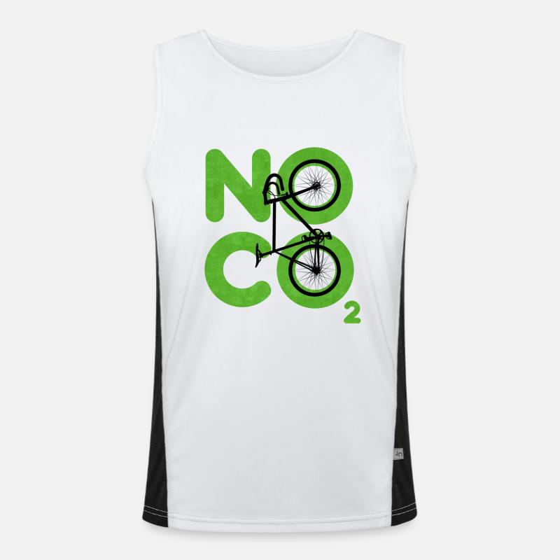 Pas de CO2 Débardeur respirant contrasté Homme 