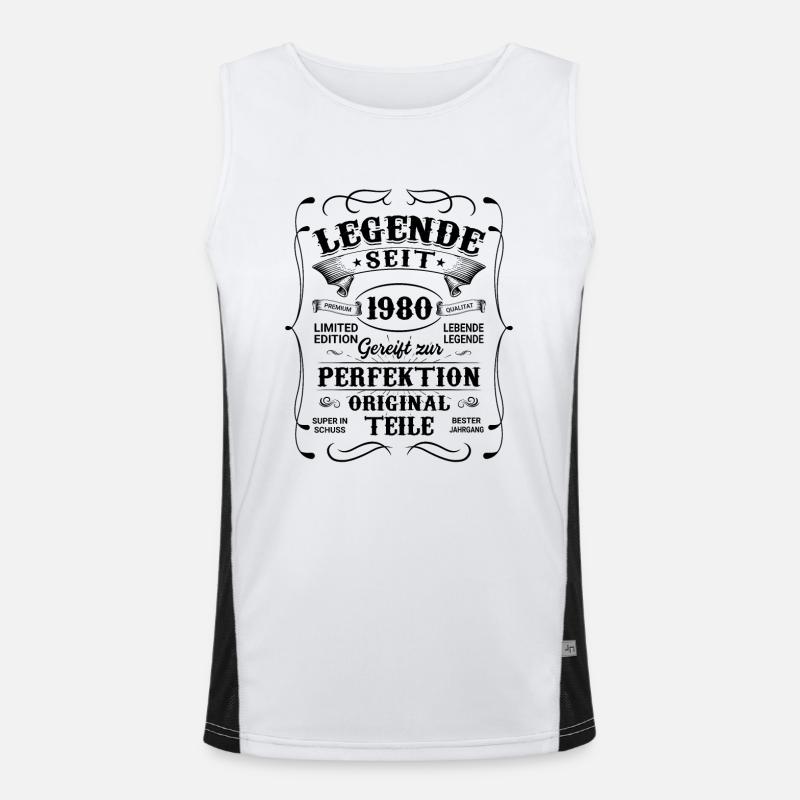 1980 Men's Functional Contrast Tank Top 