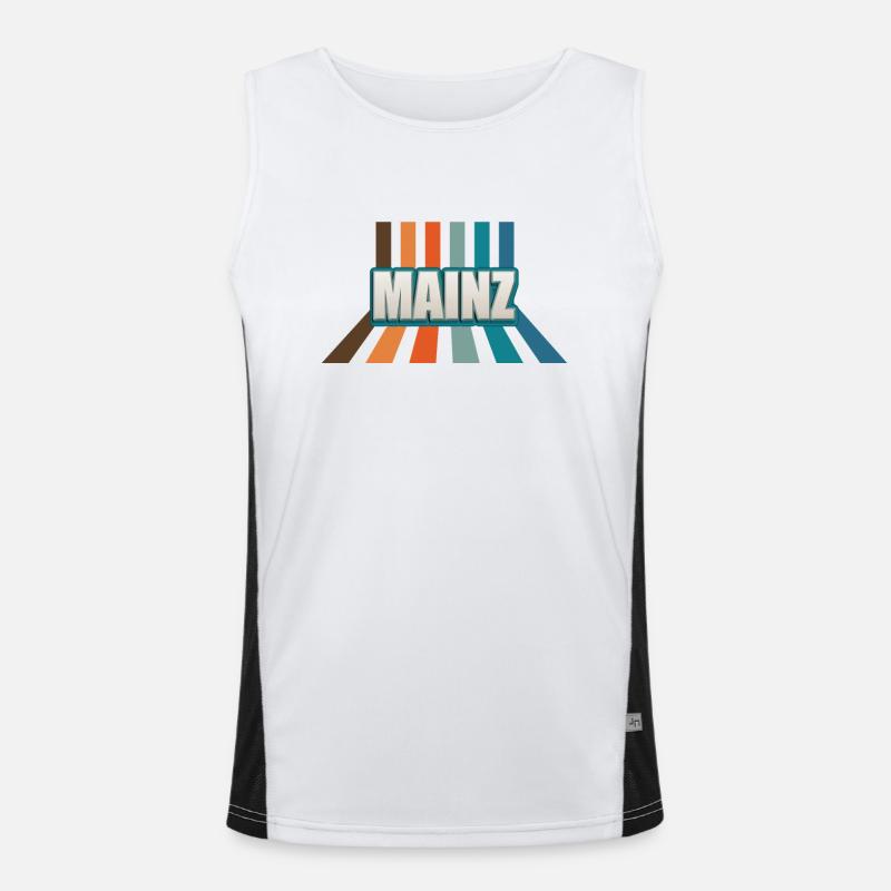 Mainzerin Mainzer Mayence Débardeur respirant contrasté Homme 