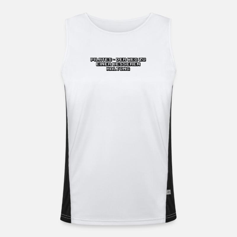 Pilates - Pilates - der Weg zu einer besseren Funktionelles Kontrast-Tank Top für Männer 