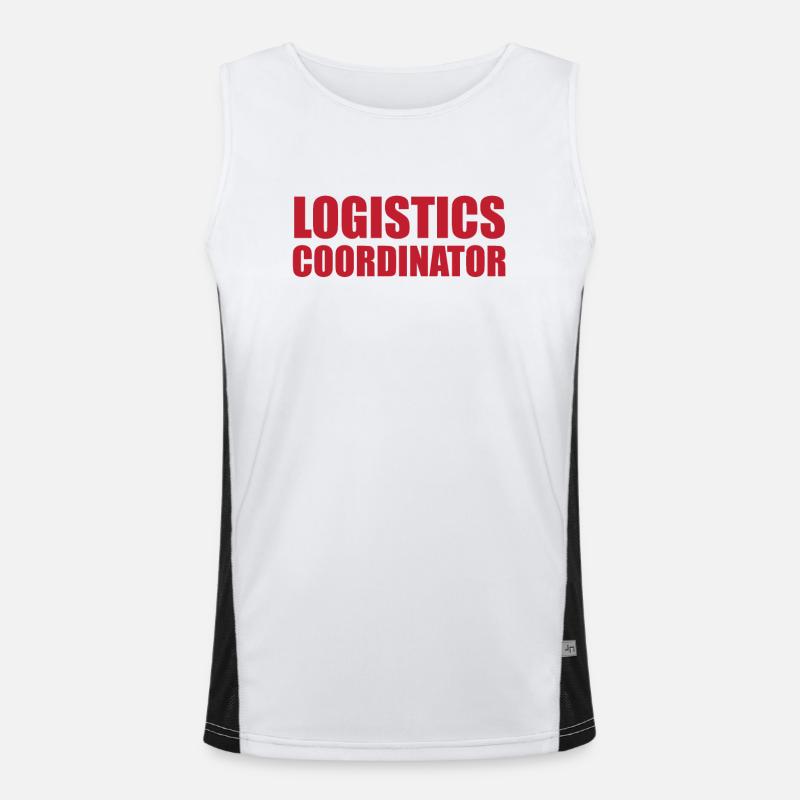 Great Logistics Coordinator Men's Functional Contrast Tank Top 