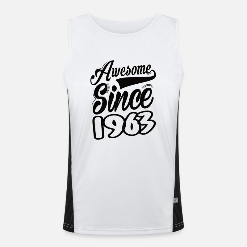 Awesome Since 1963 Men's Functional Contrast Tank Top 