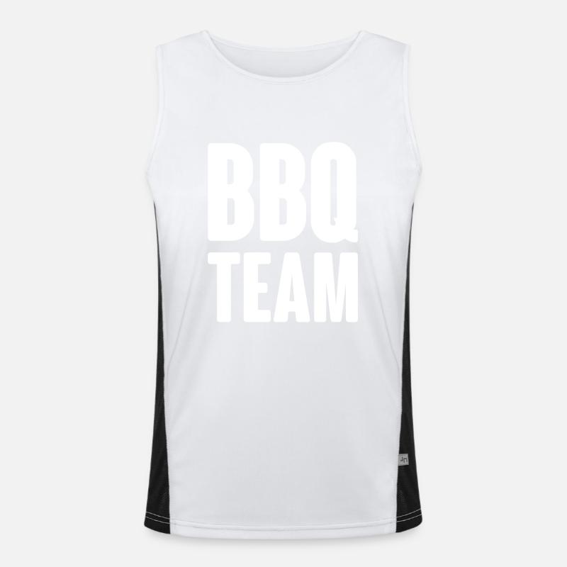 Équipe Bbq Débardeur respirant contrasté Homme 